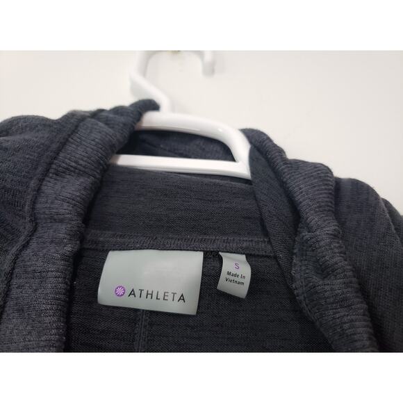 (O5) Y2K Athleta Sweater Size S Techie Sweet Blissful Hooded Poncho Oversize - Picture 5 of 8